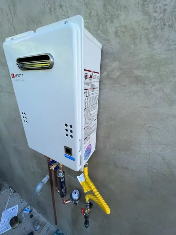 Tankless water heater installation for Wylie homes